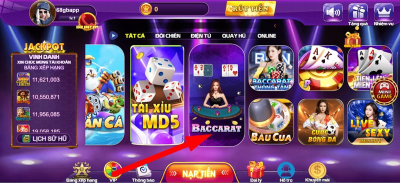 Baccarat với ba cửa Banker, Player và Tie để anh em lựa chọn