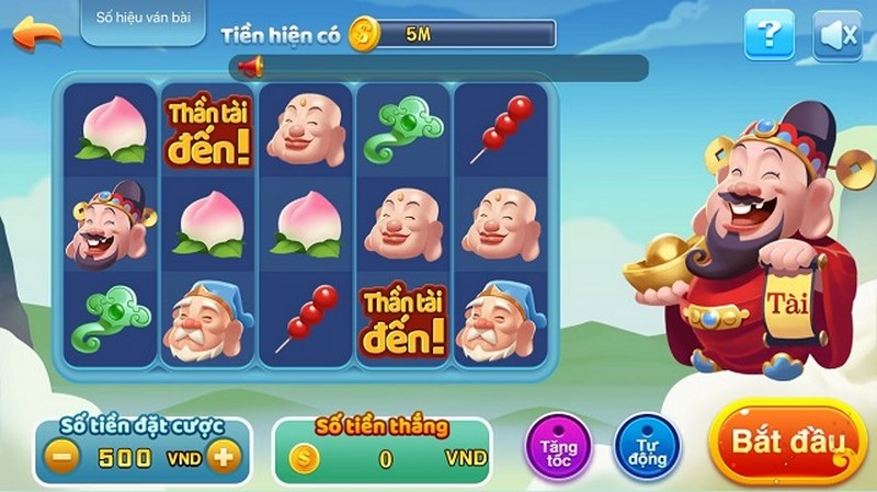 Thần Tài Đến thuộc thể loại game Slot đổi thưởng đang rất được ưa chuộng