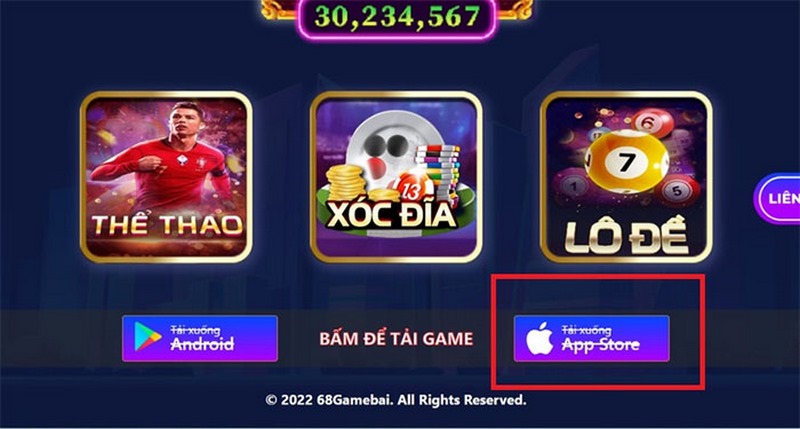 Tải app 68 Game Bài về trên hệ điều hành IOS an toàn tuyệt đối